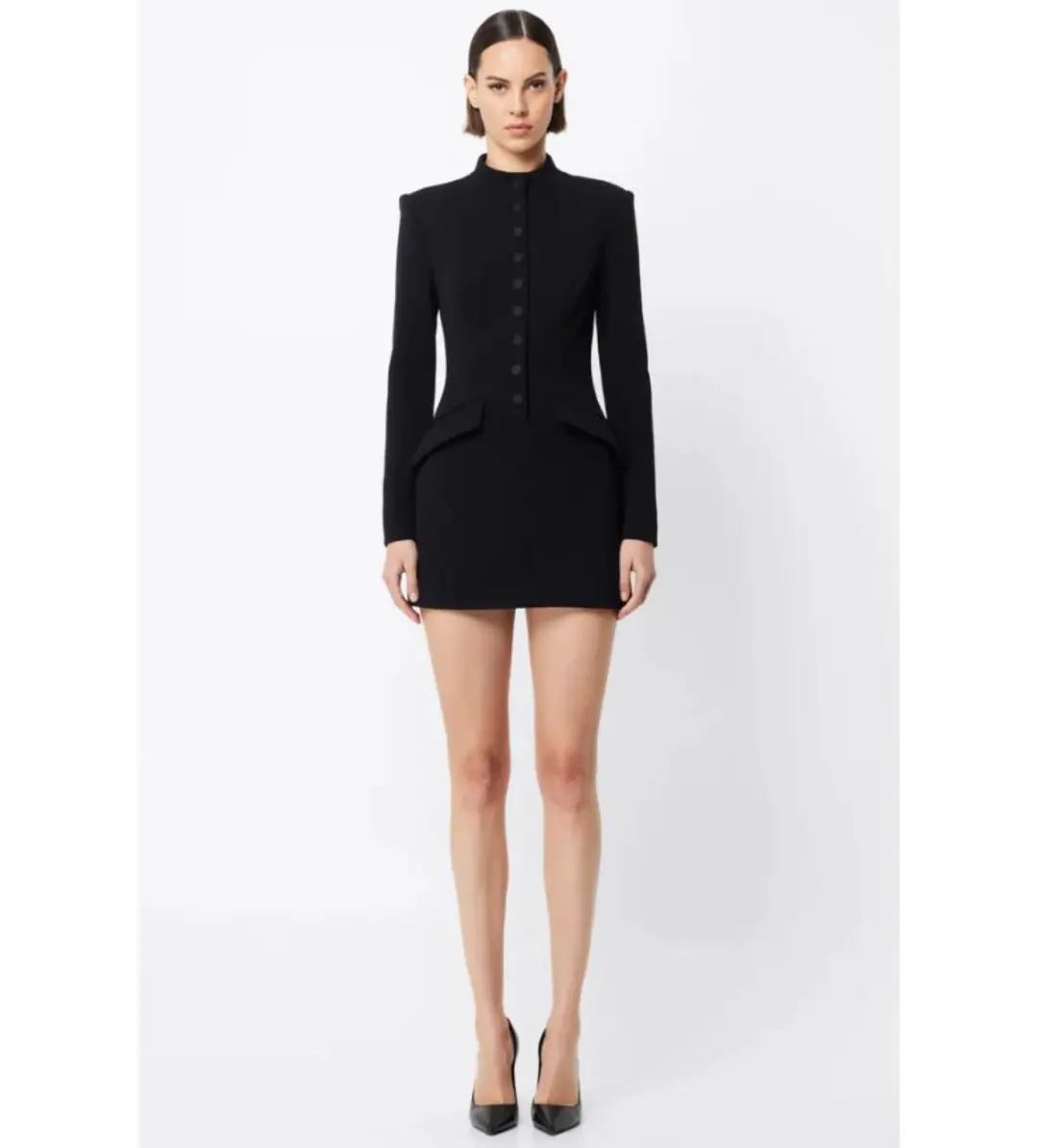 Mossman Network Mini Dress Black Size AU 6 for rent on The Volte - main image