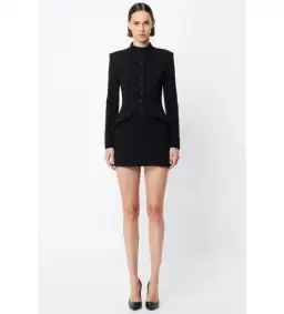 Mossman Network Mini Dress Black Size AU 6 for rent on The Volte - image 1