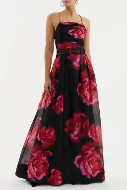 Rebecca Vallance Rosina Gown Floral Size AU 12
