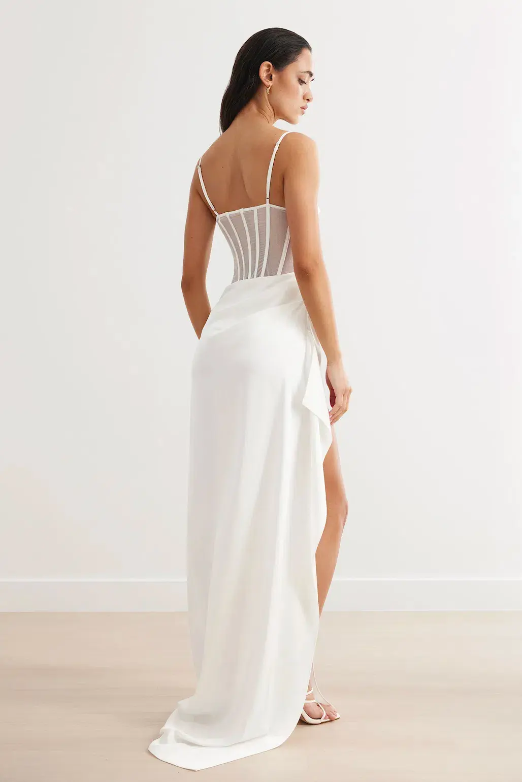 Studio Minc Studio Lexi Estelle Maxi Dress White Size 10 for rent on The Volte - main image