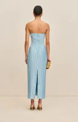 Cult Gaia Ashika Midi Gown Blue Size 6 for rent on The Volte - image 4