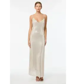 Manning Cartell High Voltage Slip Dress in Silver Sequin Size XXS / AU 4 for rent on The Volte - image 1