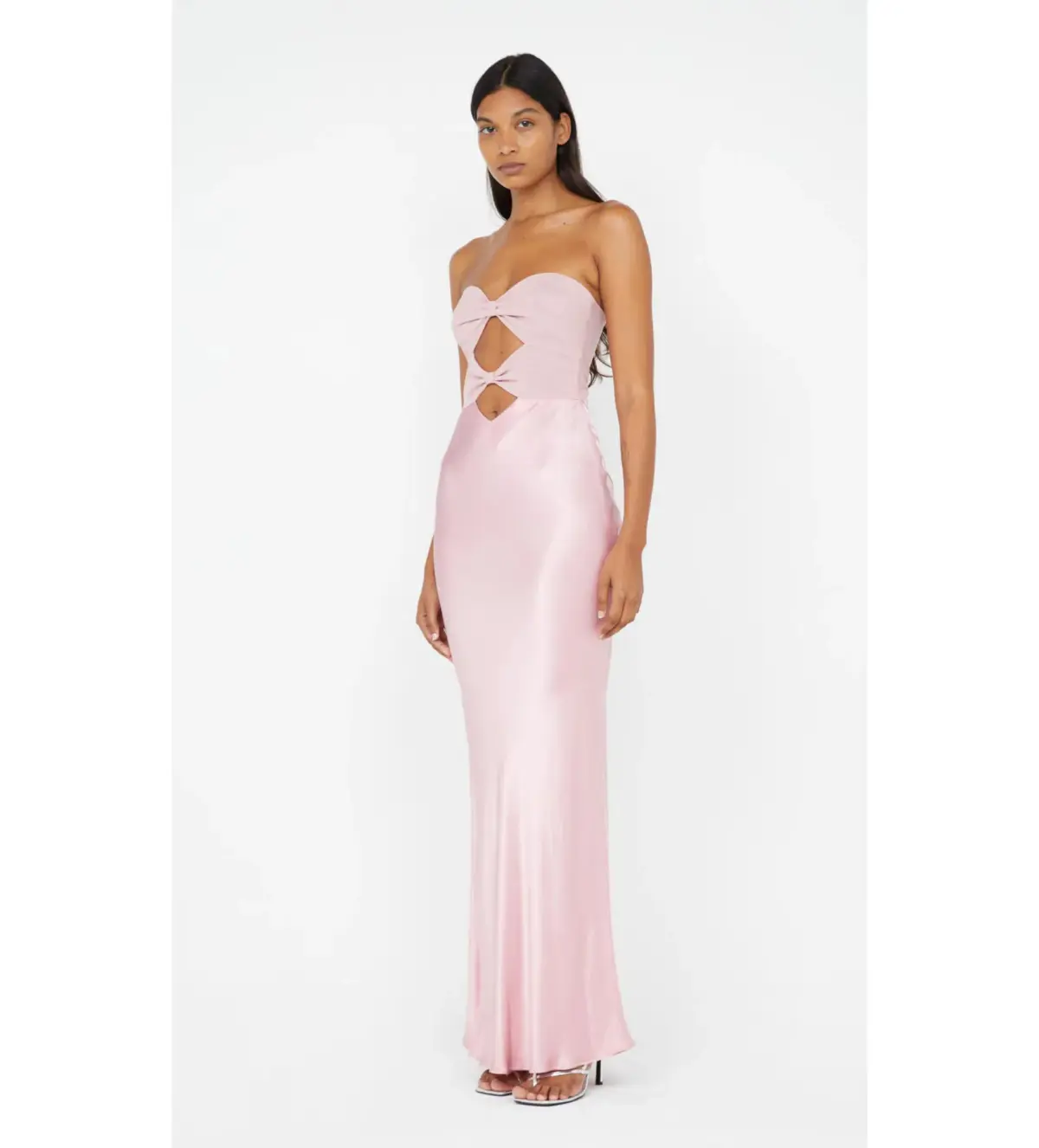 Bec & Bridge Halle Strapless Dress in Dusty Pink Size 6 - Image 2