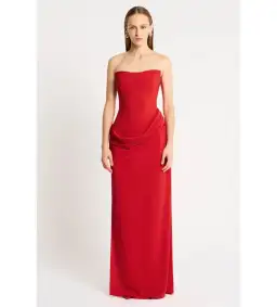 Sass & Bide Kahlo Maxi Dress In Red Size AU 6