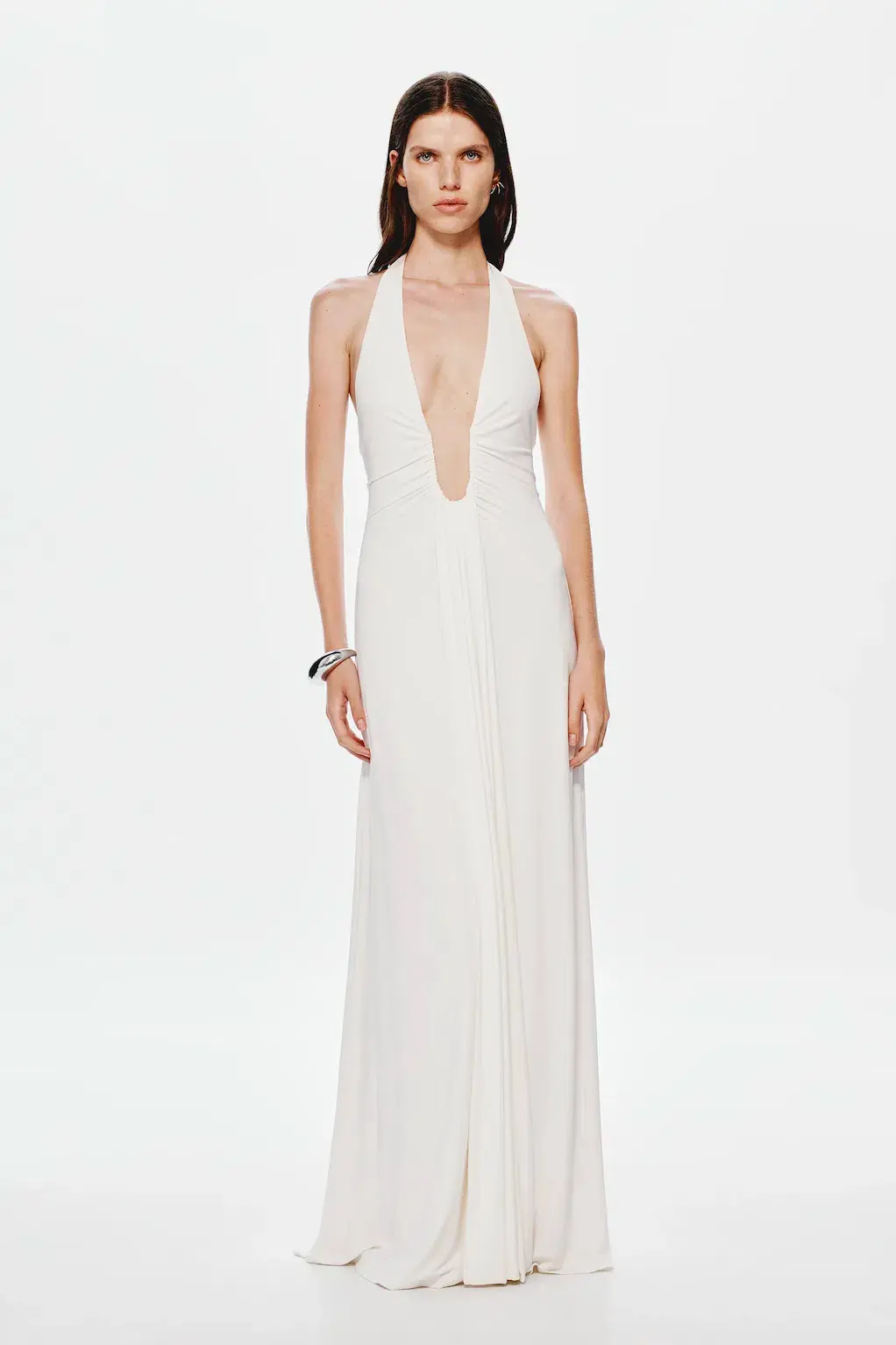 Misha Jennifer Cupro Maxi in White Size 6 for rent on The Volte - main image