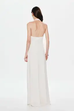 Misha Jennifer Cupro Maxi in White Size 8 for rent on The Volte - image 3