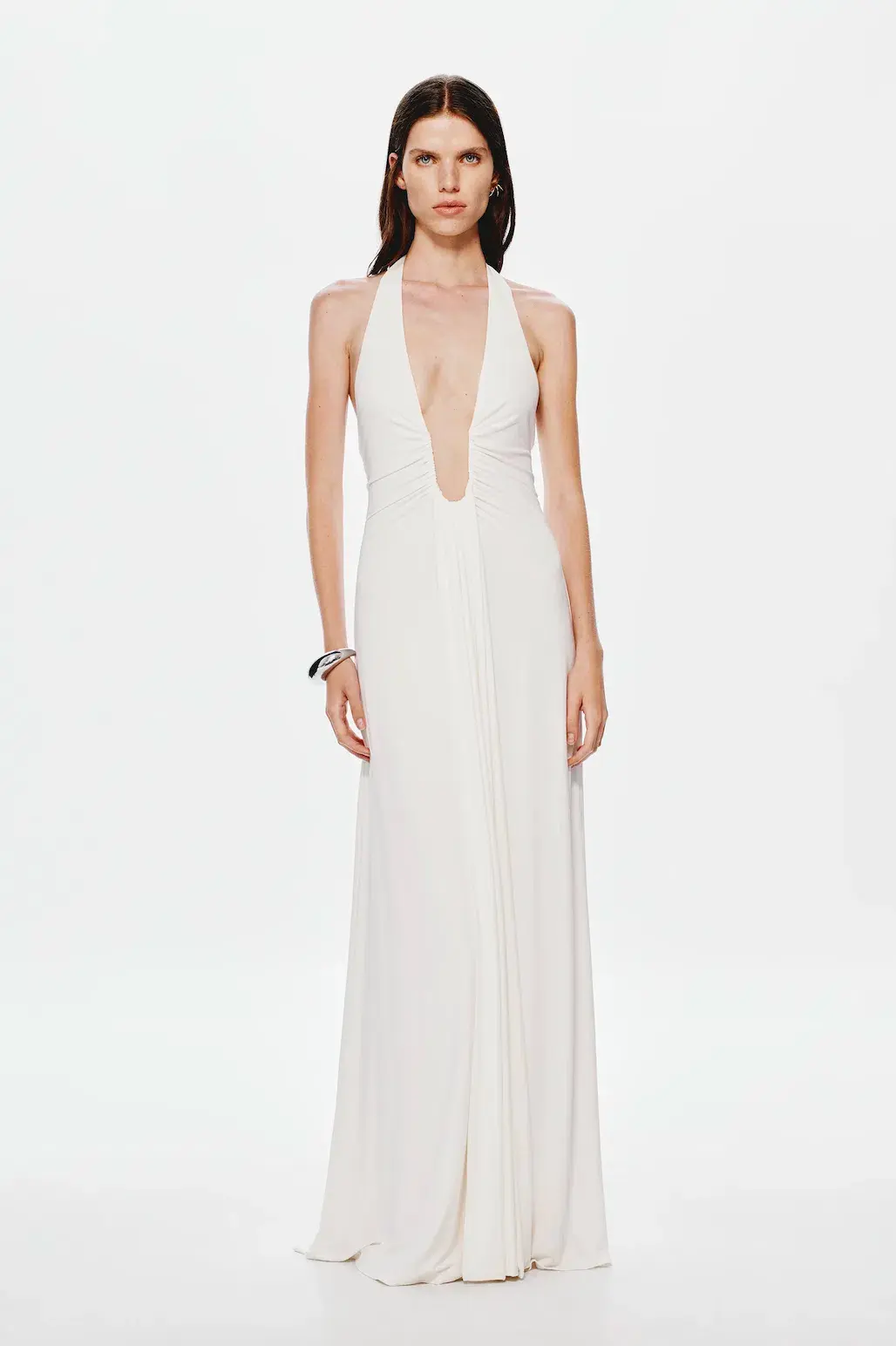 Misha Jennifer Cupro Maxi in White Size 8 for rent on The Volte - main image