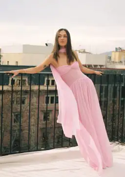 Raphaella Santana Ophelia Dress in Pink Size XS / AU 6 for rent on The Volte - image 1