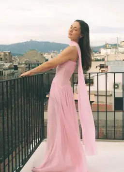 Raphaella Santana Ophelia Dress in Pink Size XS / AU 6 for rent on The Volte - image 4