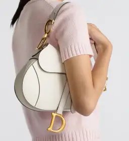 Dior Saddle Bag White for rent on The Volte - image 1
