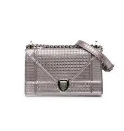 Dior Diorama Bag Silver for rent on The Volte - image 1