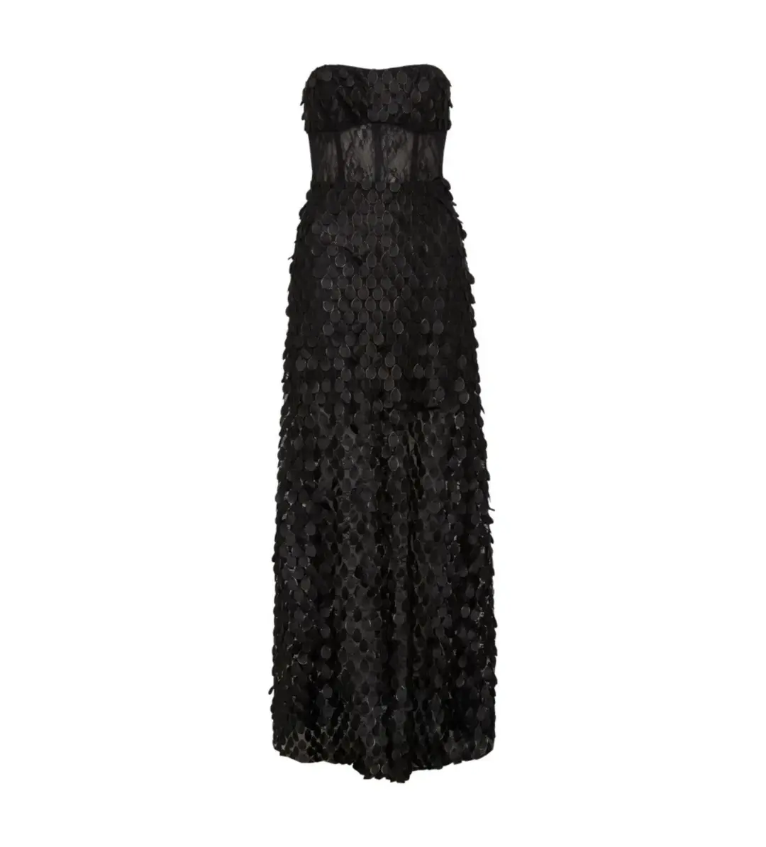 Manning Cartell Supreme Extreme Strapless Gown Black Size AU 4 for rent on The Volte - main image