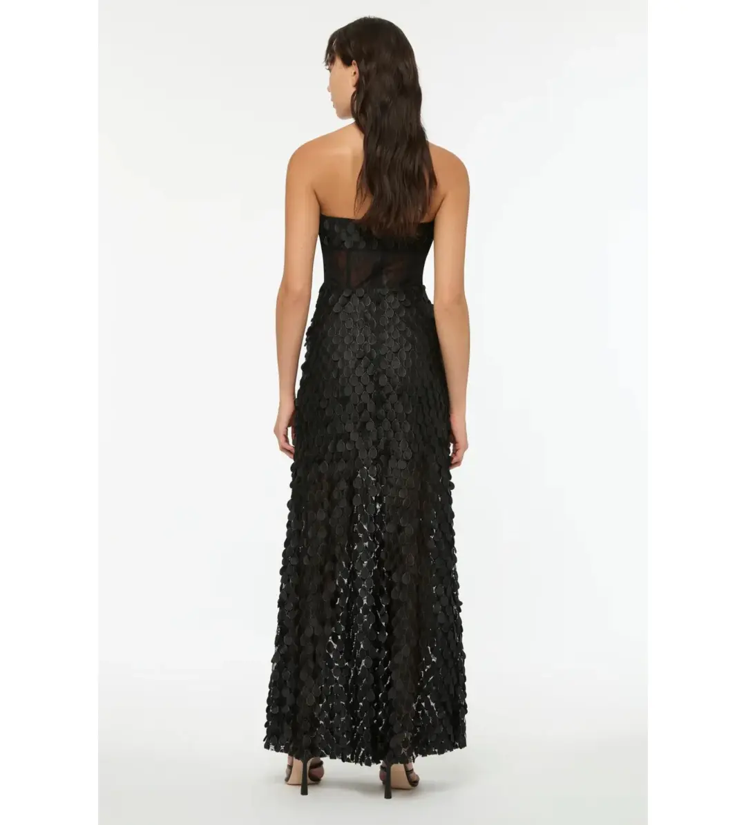 Manning Cartell Supreme Extreme Strapless Gown Black Size AU 4 for rent on The Volte - main image