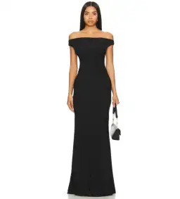 Natalie Rolt Bettina Gown Black Size 0/AU 6 for rent on The Volte - image 1