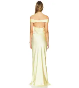 Natalie Rolt Bridget Gown Lemon Size 1/AU 8 for rent on The Volte - image 3