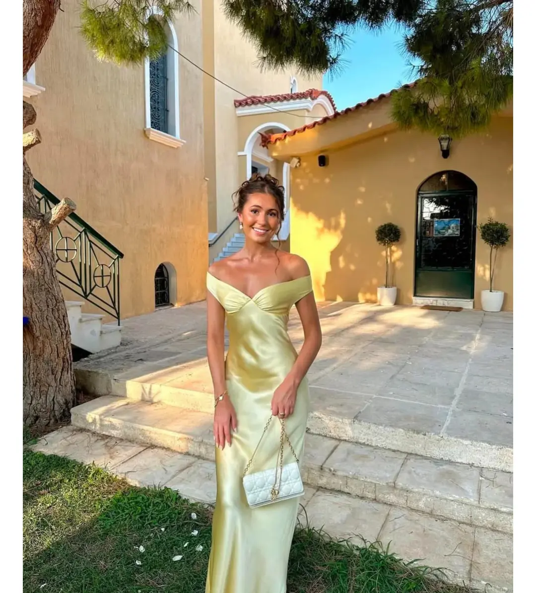 Natalie Rolt Bridget Gown Lemon Size 1/AU 8 for rent on The Volte - main image