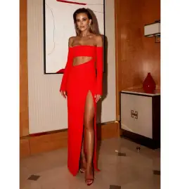 Effie Kats Hall Of Fame Gown Red Size AU 8 for rent on The Volte - image 2