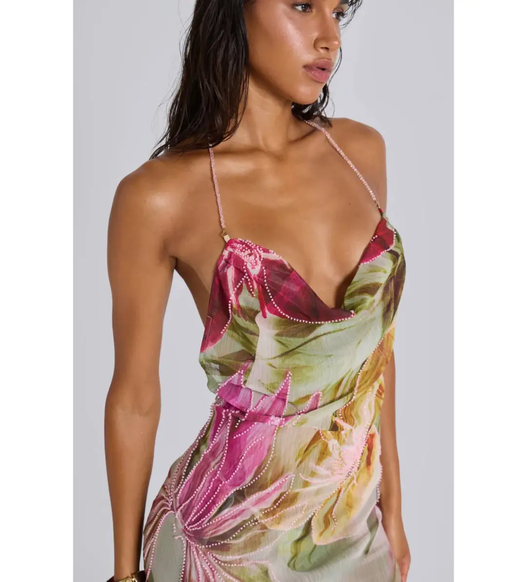 Jaded London Dahlia Maxi Dress Size AU 10 for rent on The Volte - main image