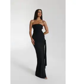 Natalie Rolt Black Miranda Gown Size 6/XS for rent on The Volte - image 2