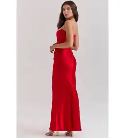 House of CB Red Persephone Dress in Red Size Small / AU 8 for rent on The Volte - image 2
