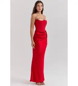 House of CB Red Persephone Dress in Red Size Medium / AU 10 for rent on The Volte - image 1