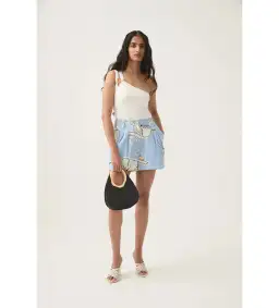 Aje Vibrancy Knit Sleeveless Top Ivory Size M/AU 10 for rent on The Volte - image 5