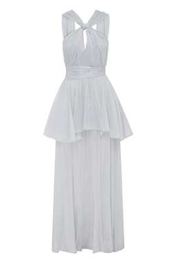 Aje Fraser Maxi Dress Blue Size 8 for rent on The Volte - image 3