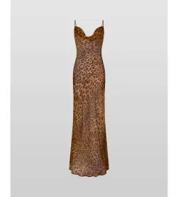 Rat And Boa Valentina Maxi Dress in Leopard Print Size XS/AU 6 for rent on The Volte - image 7