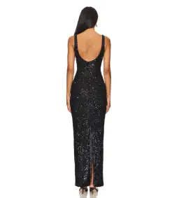 NBD Janhvi Maxi Dress Black Size AU 6 for rent on The Volte - image 2