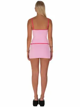 I Am Delilah Candy Belle Mini dress in Pink Size AU 6 for rent on The Volte - image 2