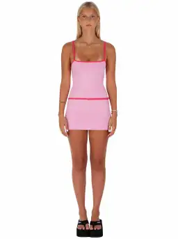 I Am Delilah Candy Belle Mini dress in Pink Size AU 6 for rent on The Volte - image 1