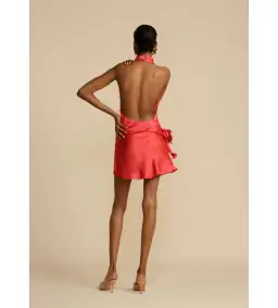 Arcina Ori Rosa Dress in Punch Red Size S / AU 8 for rent on The Volte - image 3
