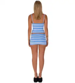 I am Delilah Mia Tank and Mini Skirt Set Cerulean Size S/AU 8 for rent on The Volte - image 5