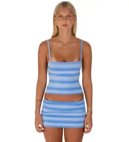 I am Delilah Mia Tank and Mini Skirt Set Cerulean Size S/AU 8 for rent on The Volte - image 6