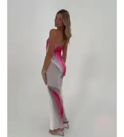 HNTR the Label Alessia Maxi Dress Lillie Size AU 8 for rent on The Volte - image 4