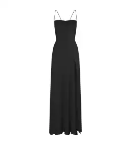 HNTR The Label Noir Gaia Maxi Gown Black Size 8