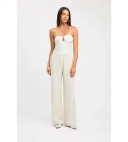 Kookai Tayla Trim Top Coconut Milk Size AU 8 for rent on The Volte - image 1