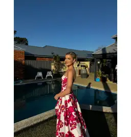 Aje Behold Maxi Dress Floral Size 4 for rent on The Volte - image 3