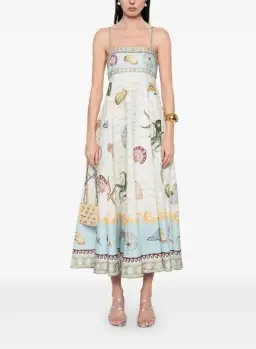 Alemais Bathhouse Sundress Midi Size AU 10 for rent on The Volte - image 1