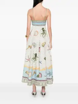 Alemais Bathhouse Sundress Midi Size AU 10 for rent on The Volte - image 4