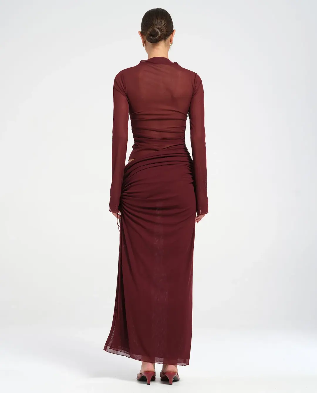 Benni Mable Maxi Dress Plum Size 12 for rent on The Volte - main image