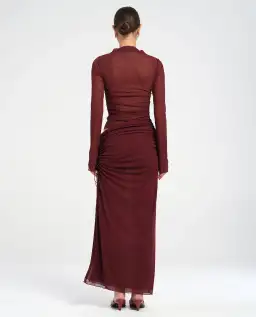 Benni Mable Maxi Dress Plum Size 12 for rent on The Volte - image 2