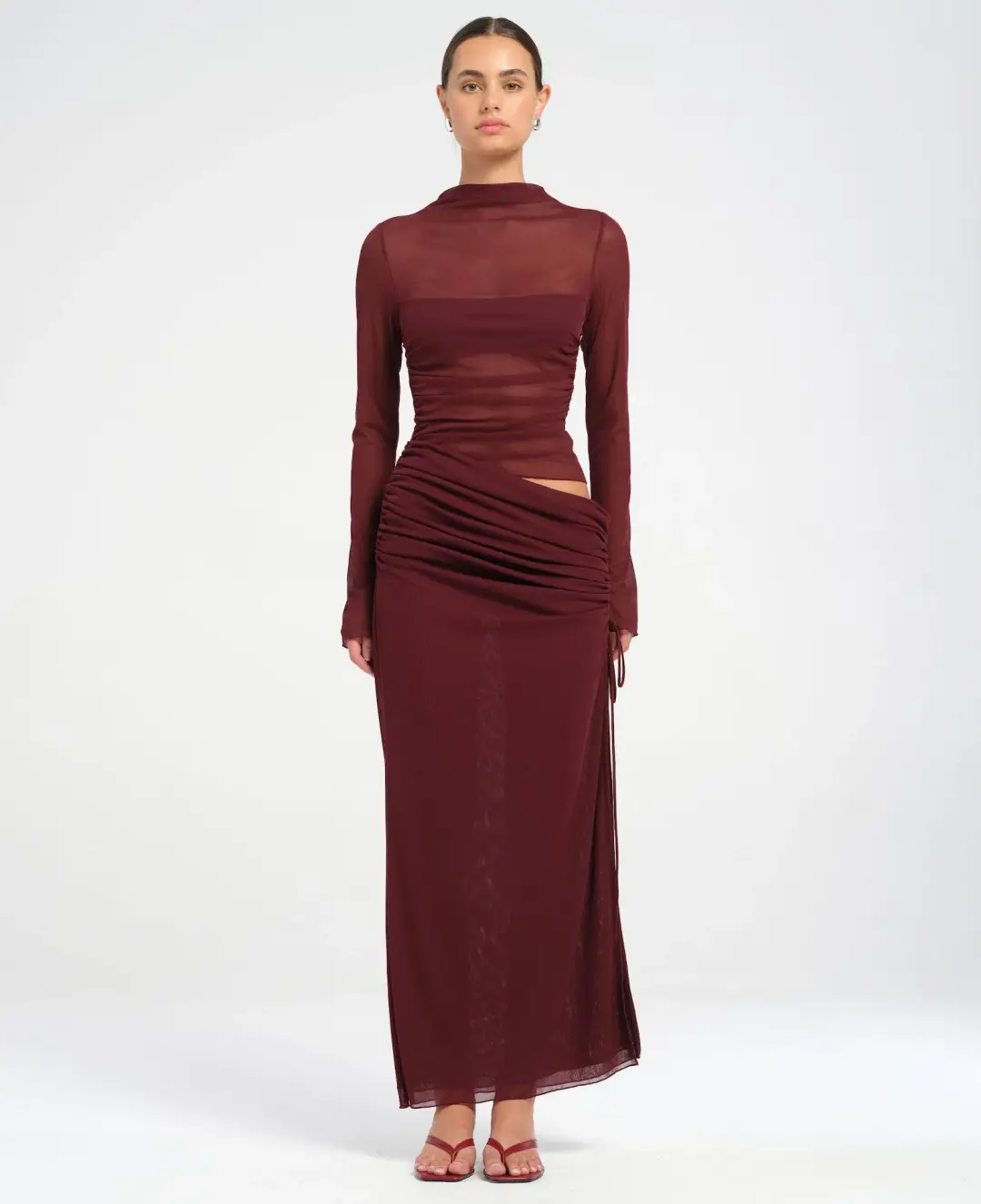 Benni Mable Maxi Dress Plum Size 12 for rent on The Volte - main image