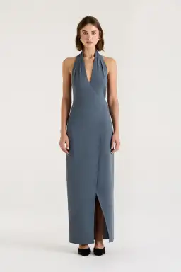 Henne Vida Slate Dress Maxi Size AU 6 for rent on The Volte - image 1