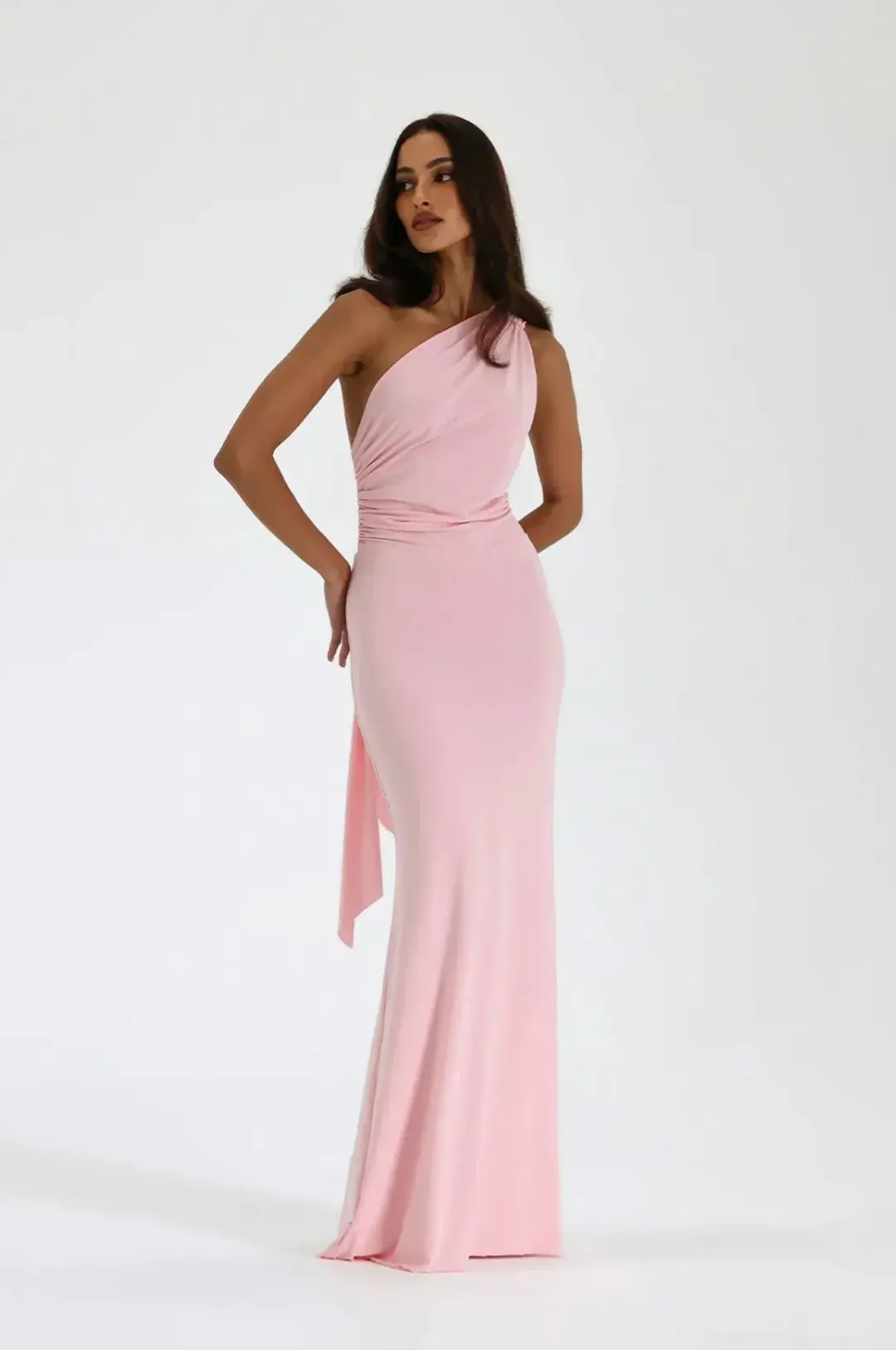 Natalie Rolt Blossom Pink Fabienne Gown Size AU 8 for rent on The Volte - main image