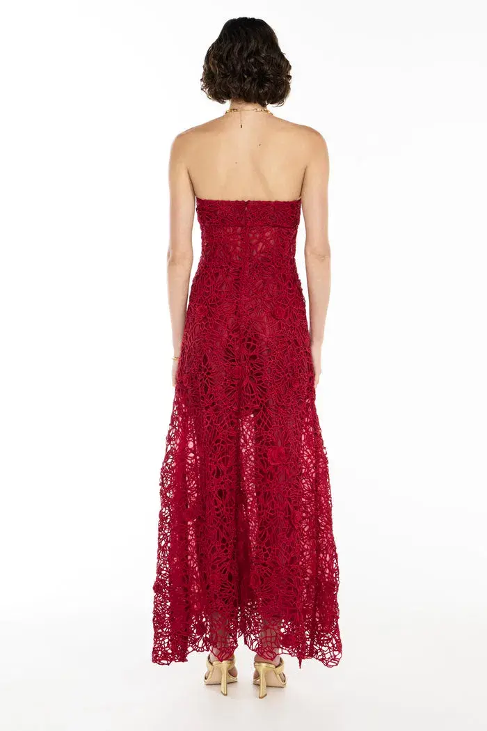 Manning Cartell Tea Ceremony Maxi Dress Ruby Red Size 6 for rent on The Volte - main image