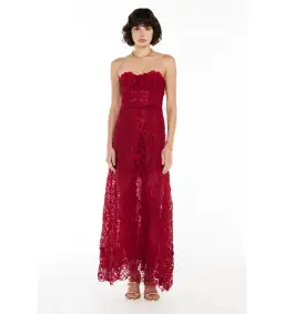 Manning Cartell Tea Ceremony Maxi Dress Ruby Red Size 6 for rent on The Volte - image 1