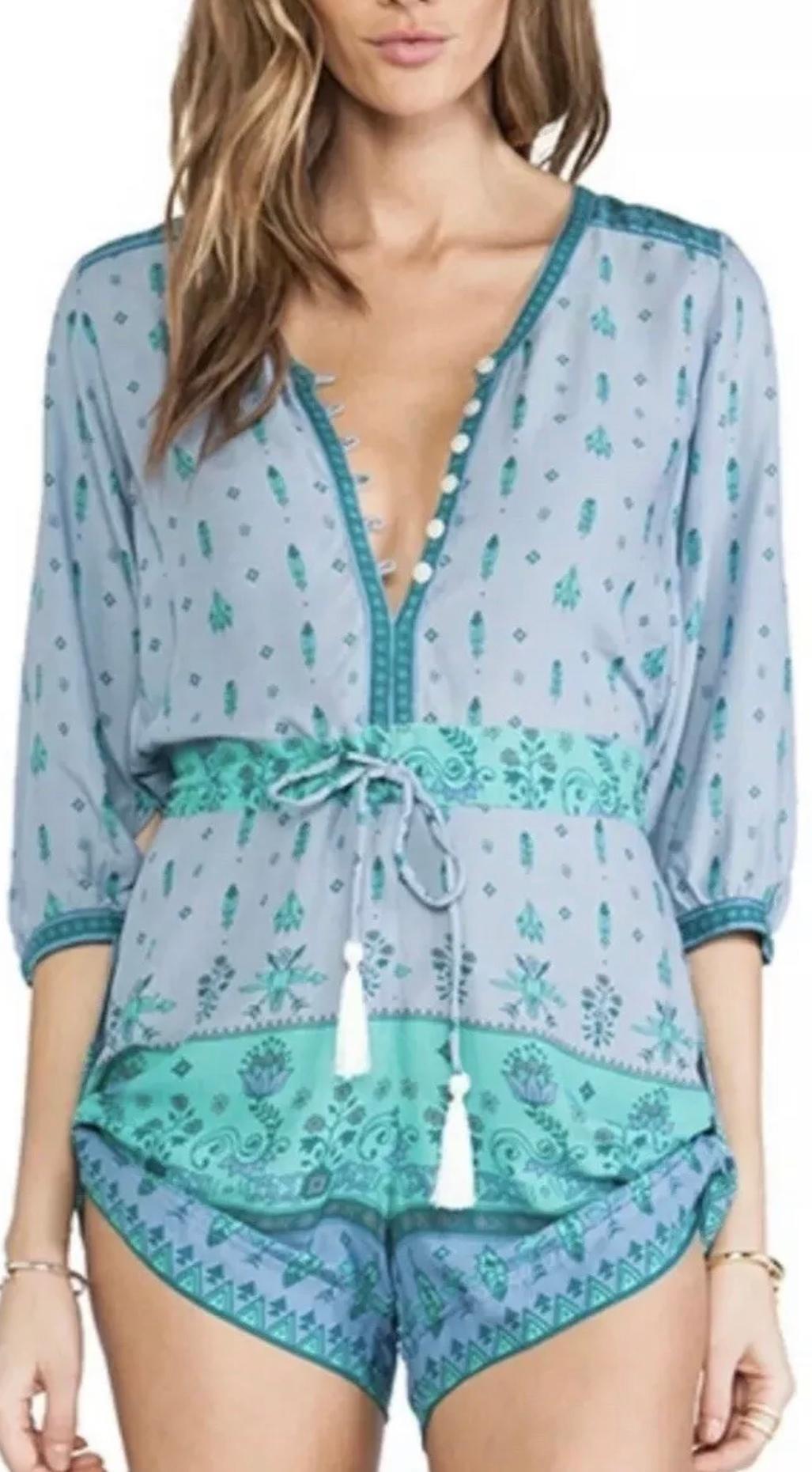 Spell Desert Wanderer Playsuit Dawn Size AU 6 for rent on The Volte - main image