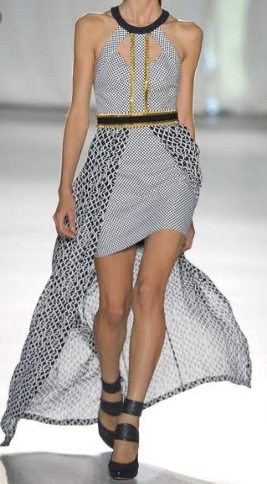 Sass & Bide Women's Blue The Invincible Embellished Piqué and Crepe Maxi Dress Size 8 for rent on The Volte - main image