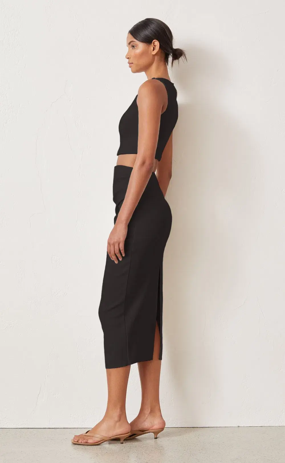 Bec & Bridge Raphaela Top and Skirt Set Black Size 6 for rent on The Volte - main image